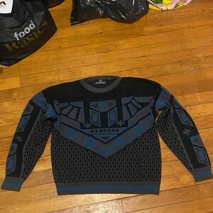 Rare Jonathan Bryan Abstract Knit sweater medium